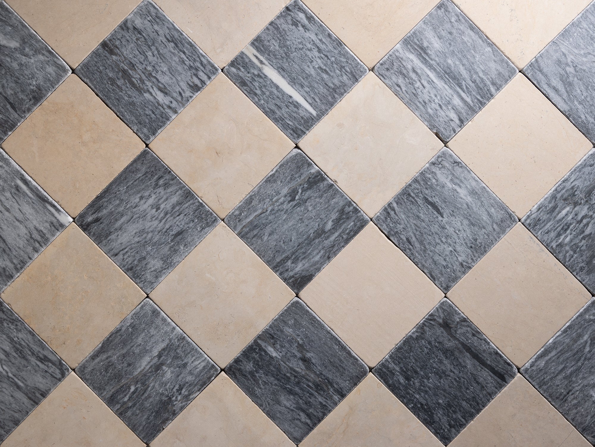 Bardiglio Linear & Thala Beige 6"x6" Tumbled - Image 3
