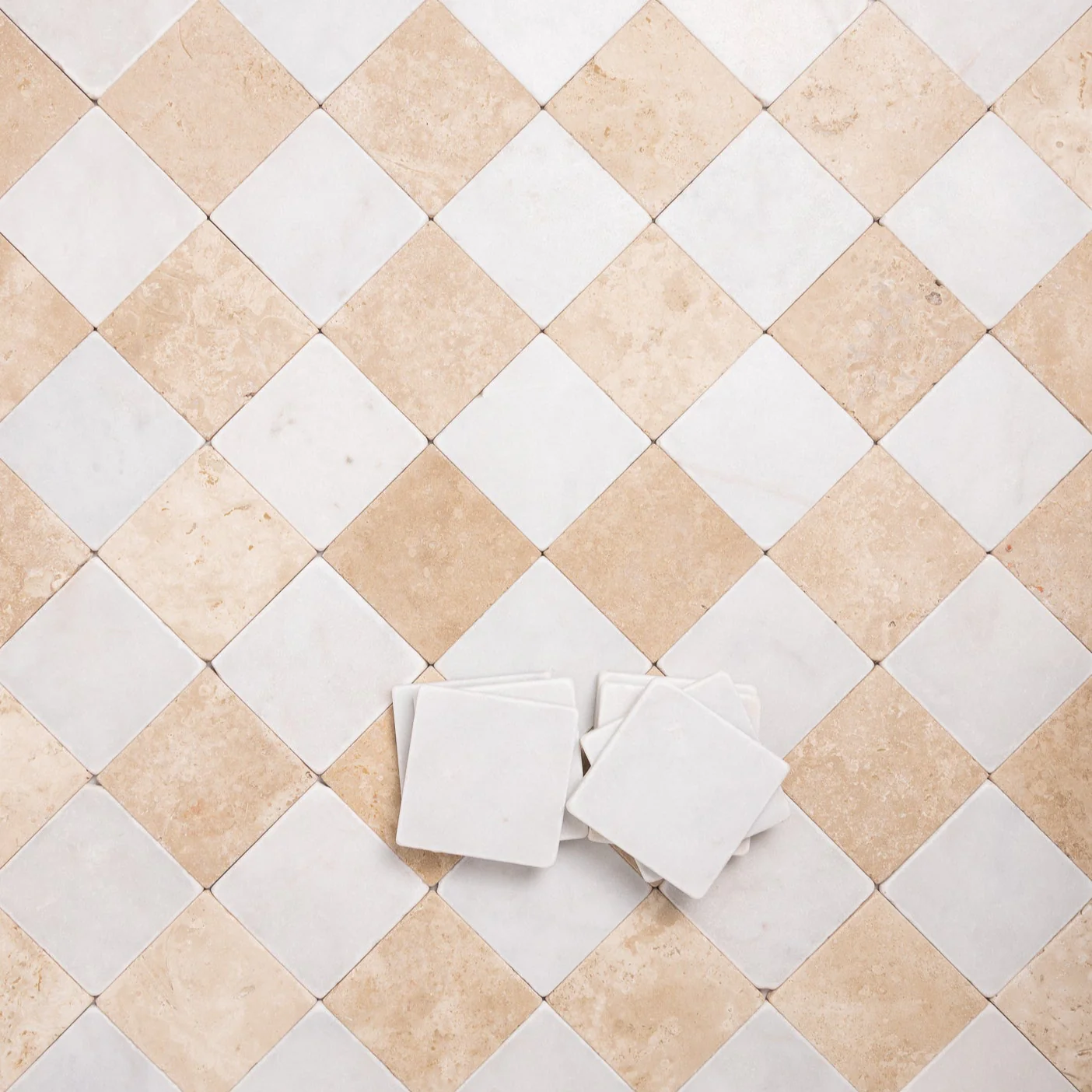 Bianco & Durango 4"x4" Tumbled