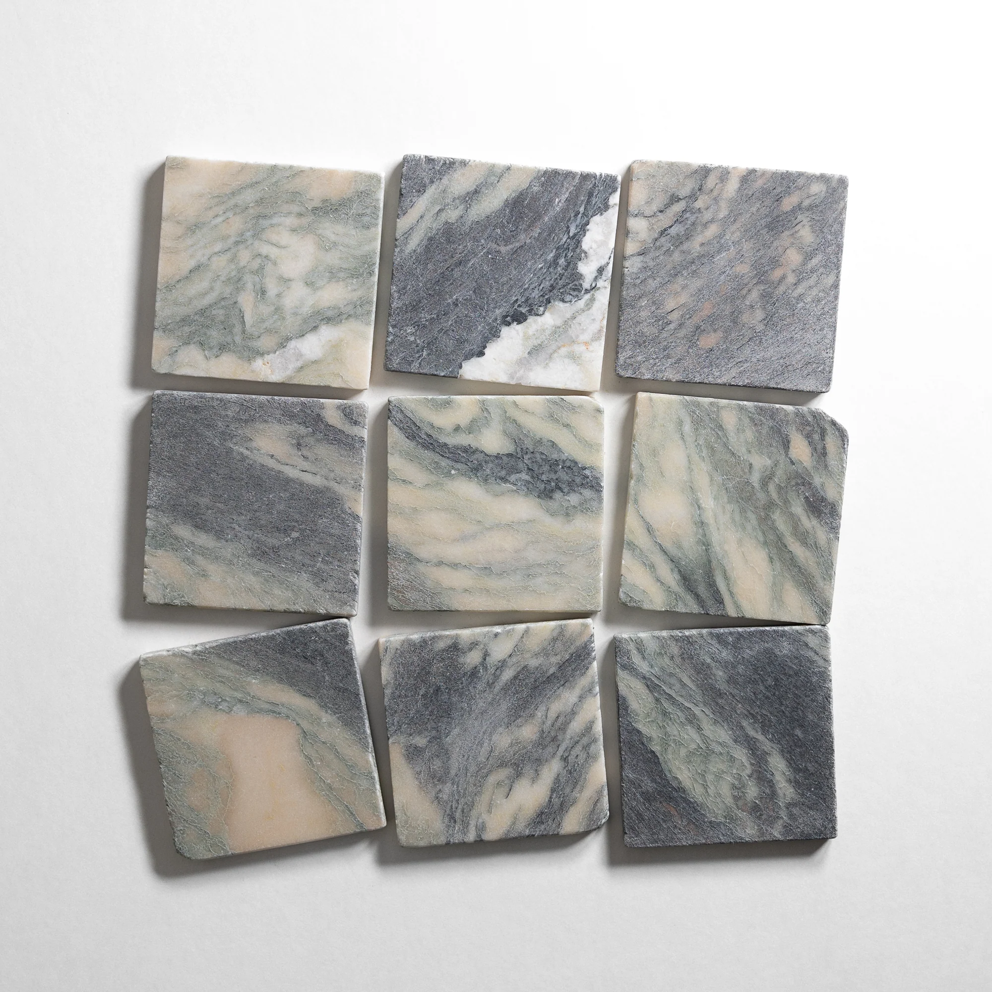 Cipollino Ondulato 4"x4" Tumbled - Image 2