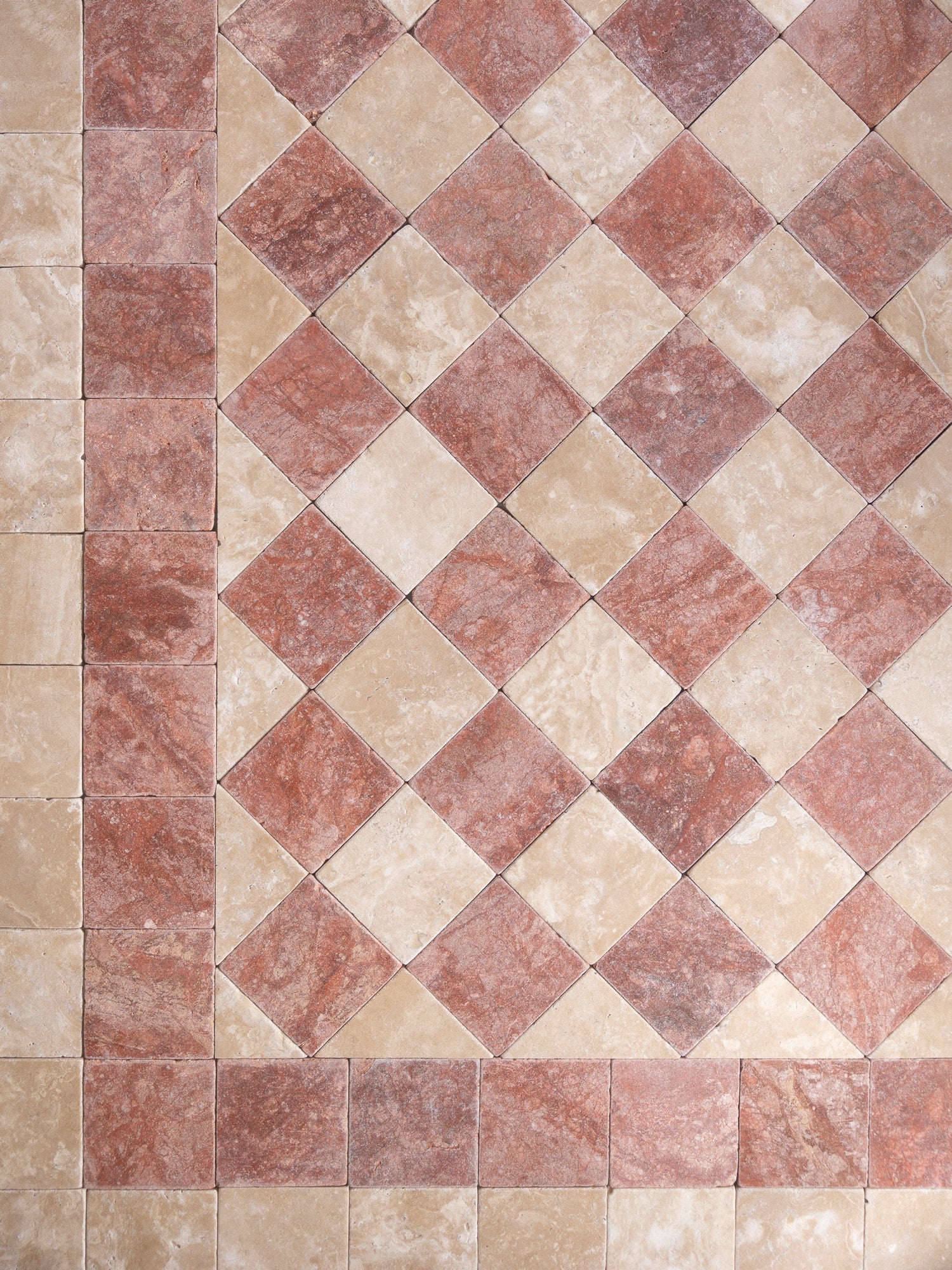 Colonial Red & Durango 4"x4" Tumbled - Image 2