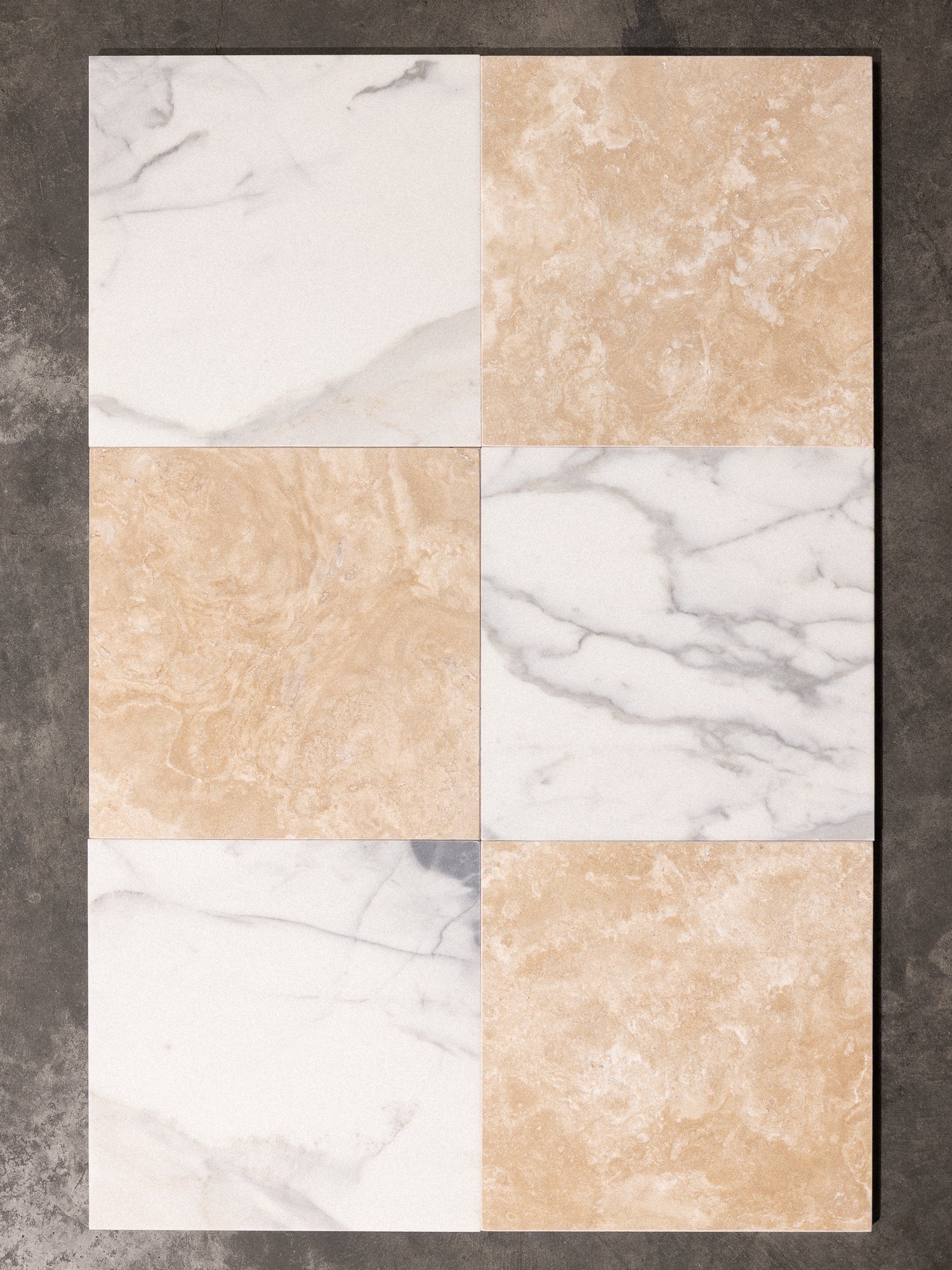 Durango & Calacatta 12"x12"
