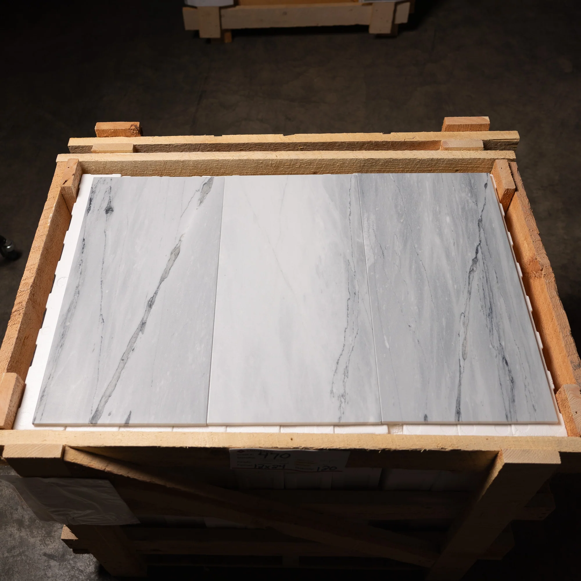 Lincoln Silver 12β x 24β Brushed