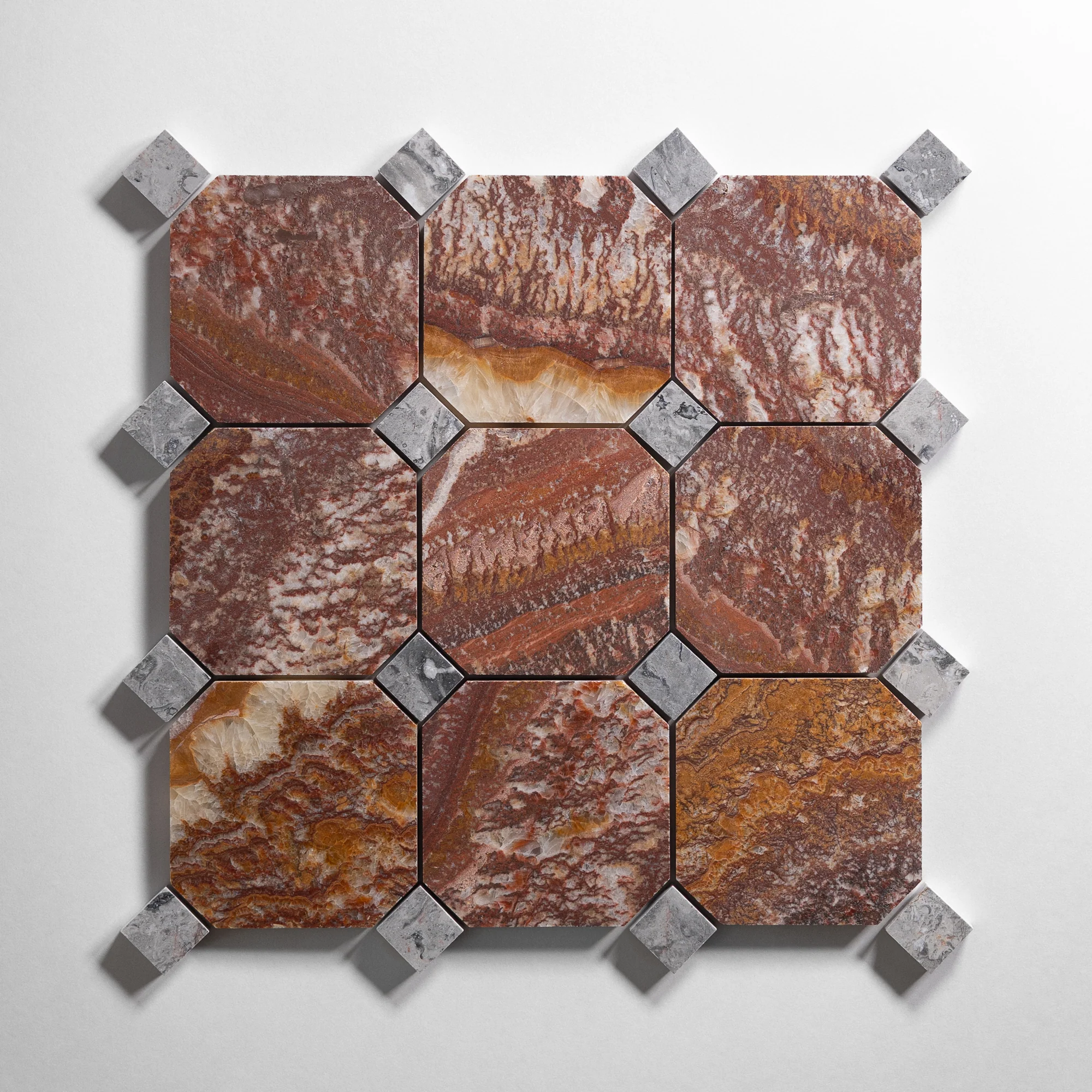Red Onyx 4" Octagon - Image 3