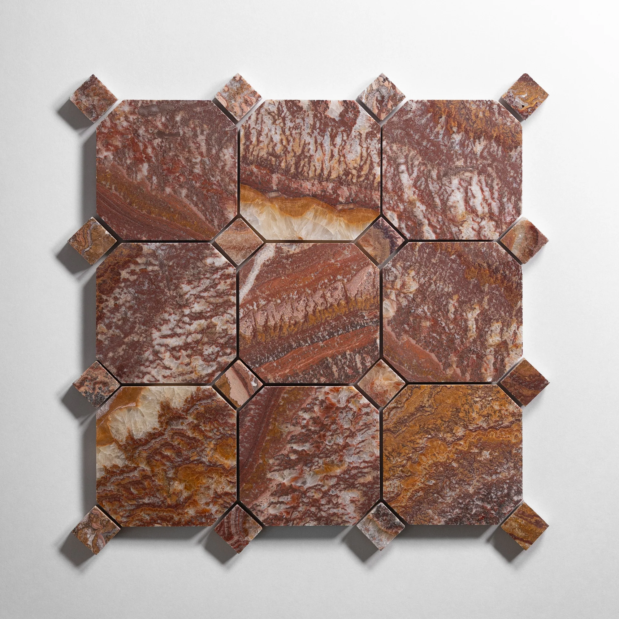 Red Onyx 4" Octagon - Image 4