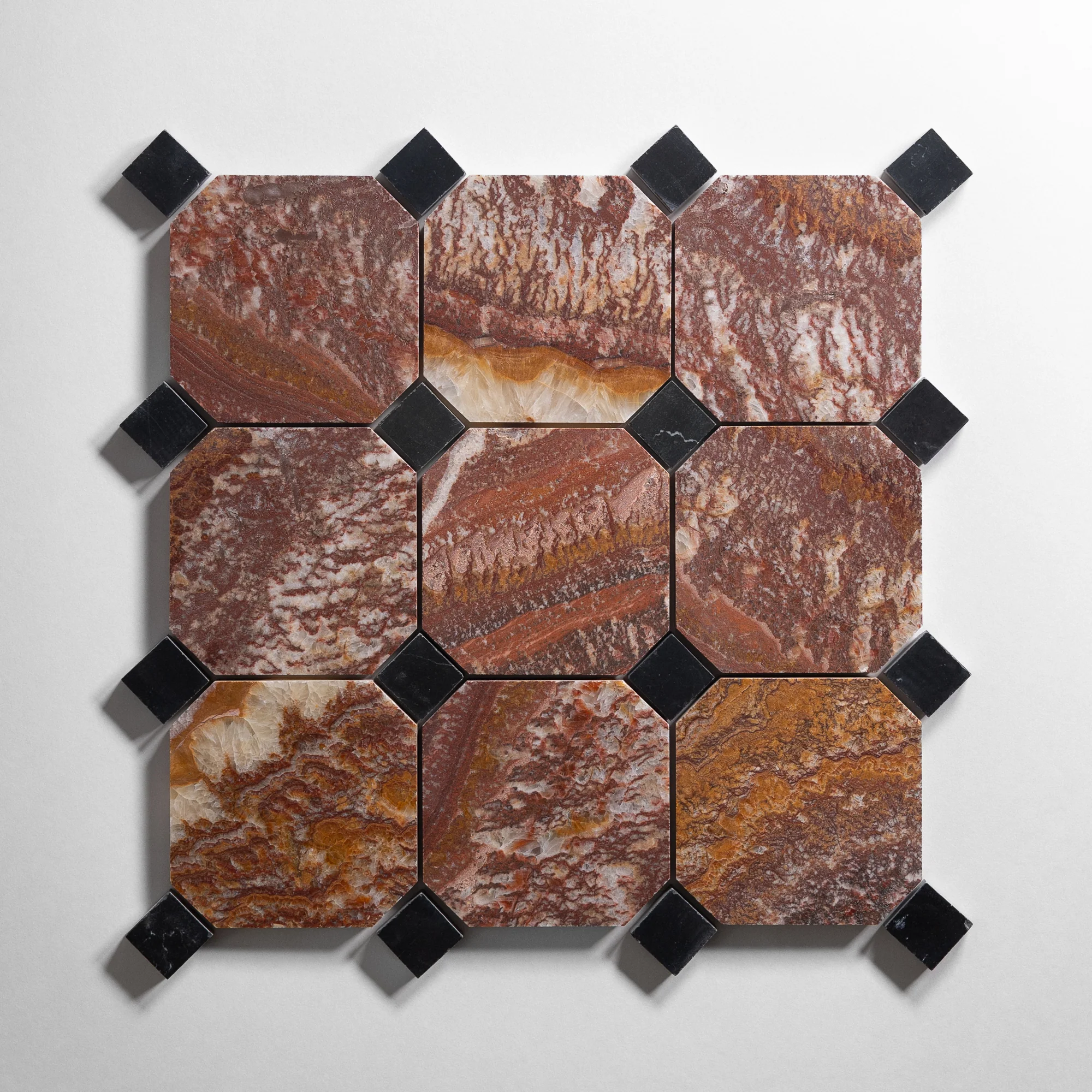 Red Onyx 4" Octagon - Image 6