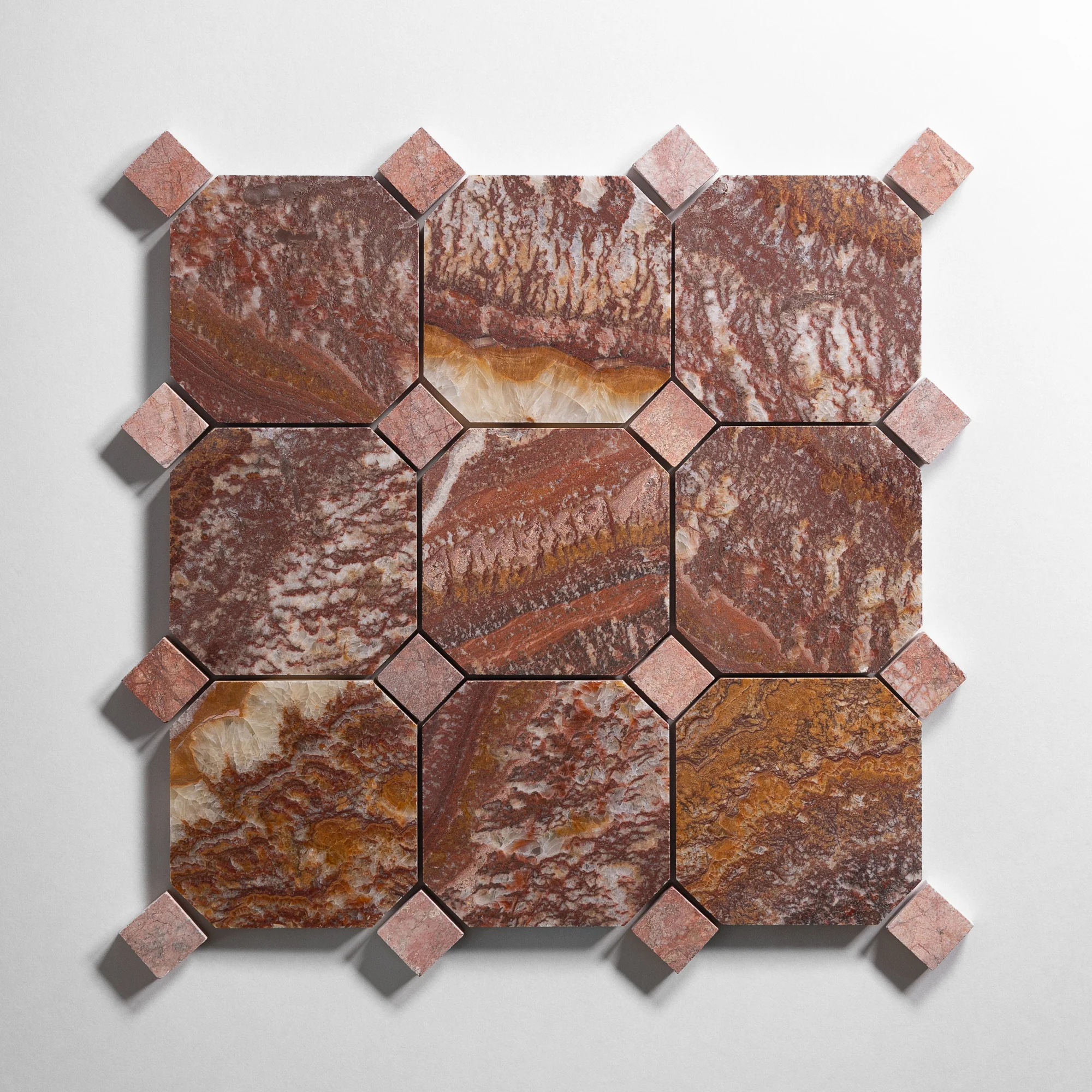 Red Onyx 4" Octagon - Image 7