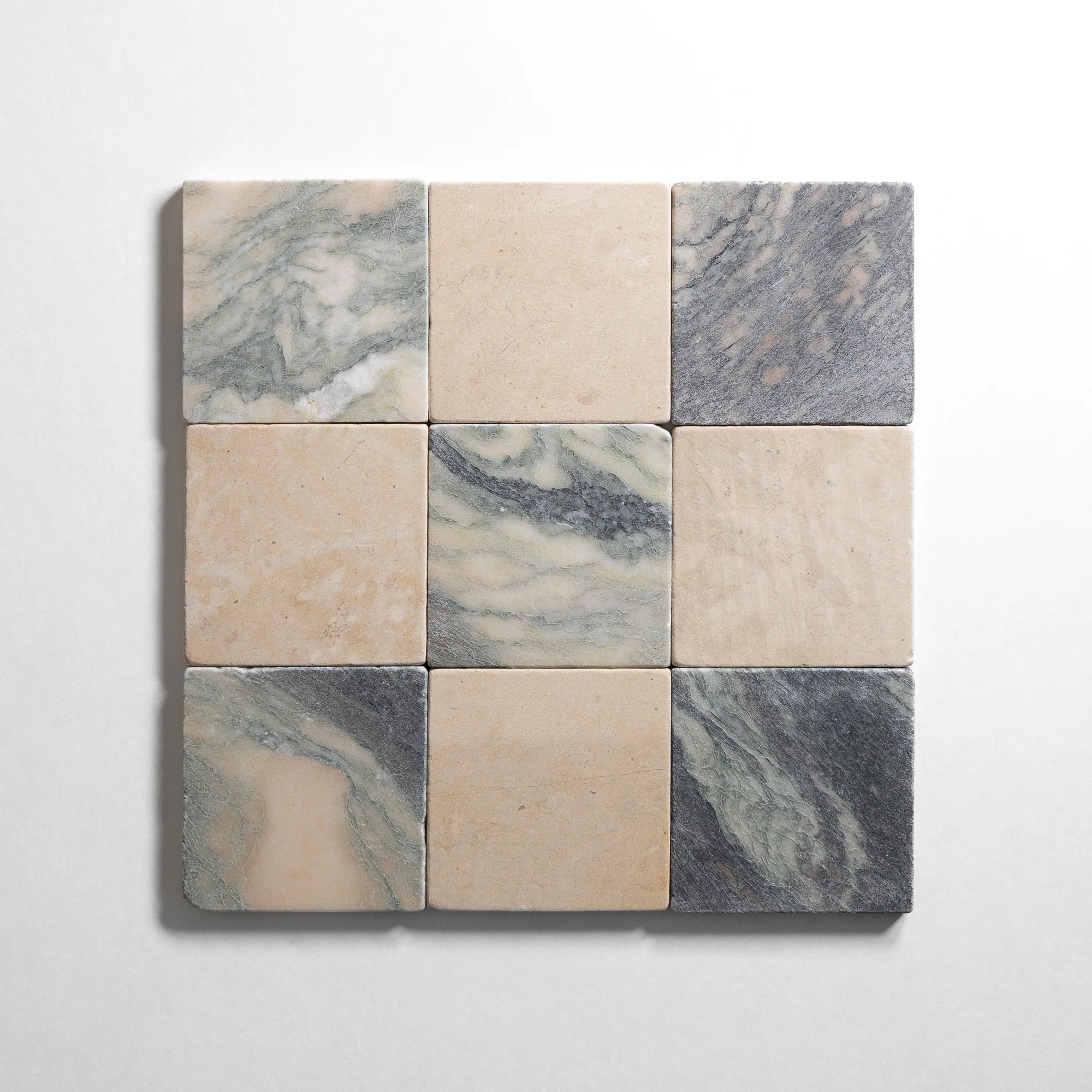 Thala Beige & Cipollino Ondulato 4"x4" Tumbled - Image 2